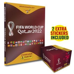 FIFA World Cup Qatar 2022™ oficjalna naklejkowa kolekcja; Zestaw z albumem w twardej oprawie
